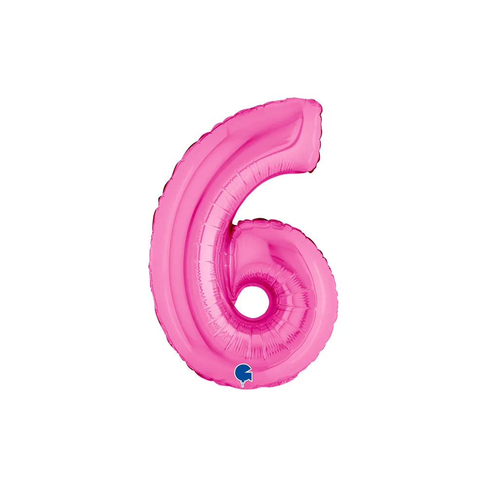 Number 6 - Fuchsia - 14 inch - Grabo