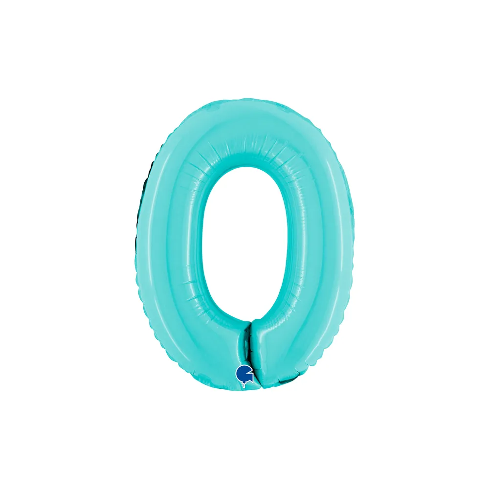 [14060PB-P] Number 0 - Light Blue - 14 inch - Grabo
