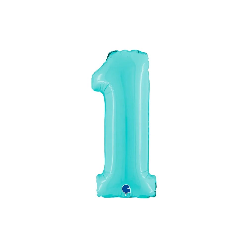 Number 1 - Light Blue - 14 inch - Grabo