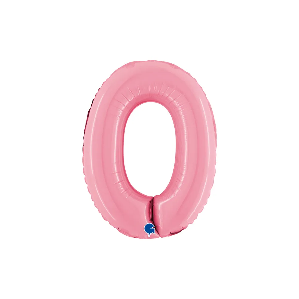 Number 0 - Pink - 14 inch - Grabo