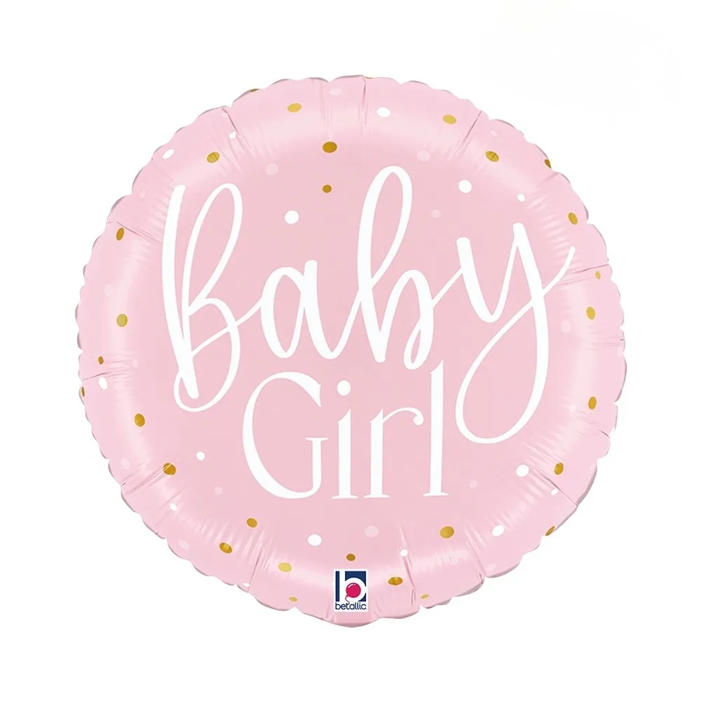 Baby Girl - Pink Confetti - 18 inch - Betallic