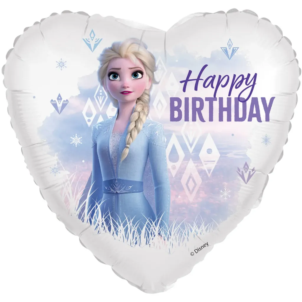 Happy Birthday Frozen - Heart - 15 inch - Anagram