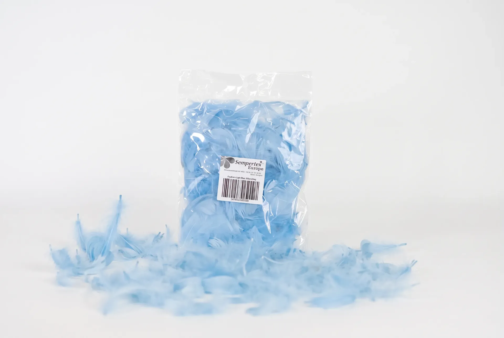 Feathers - Light Blue - 100 Pcs / Bag