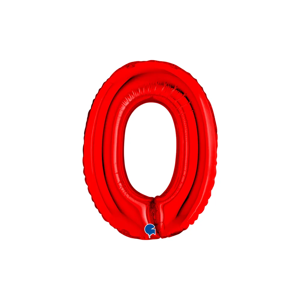 Number 0 - Red - 14 inch - Grabo
