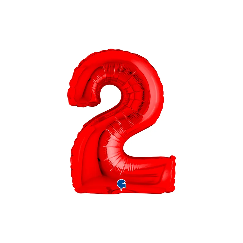 Number 2 - Red - 14 inch - Grabo
