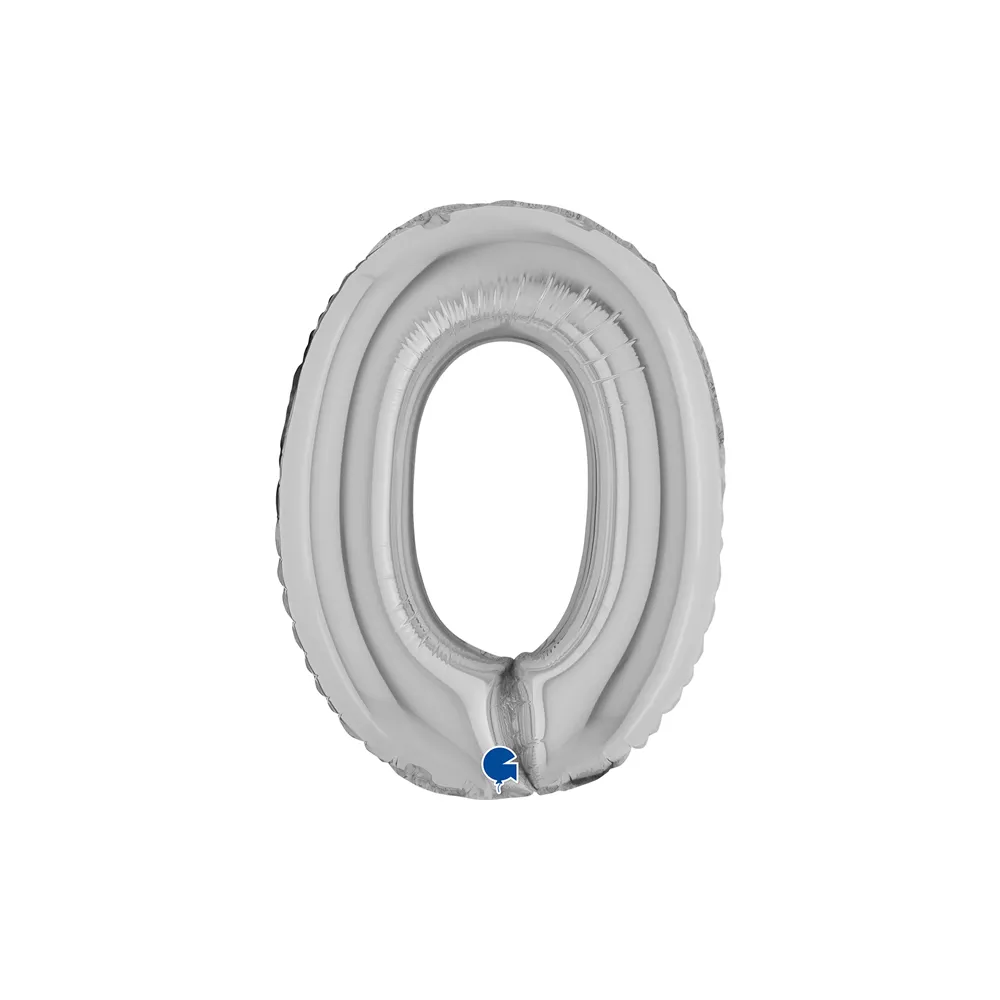 Number 0 - Silver - 14 inch - Grabo