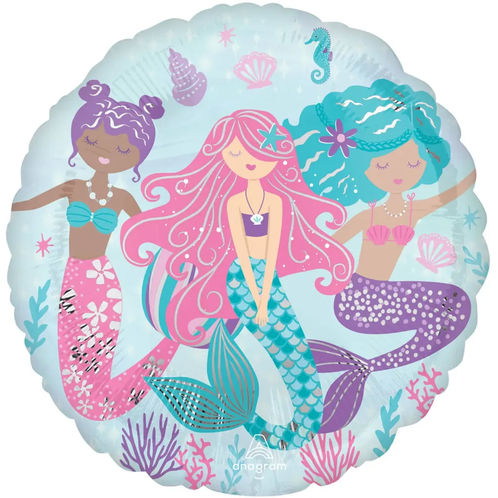 Shimmering Mermaids - 17 inch - Anagram