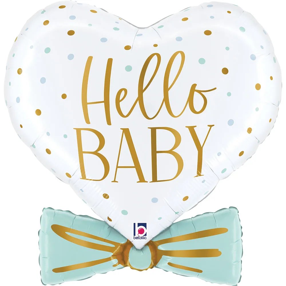 Blue Baby Bowtie Heart - 30 inch - Grabo
