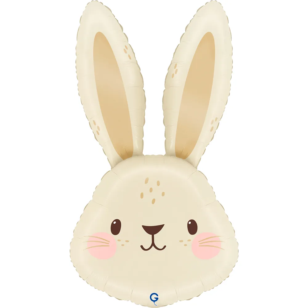 Cream Bunny Head - 33 inch - Grabo