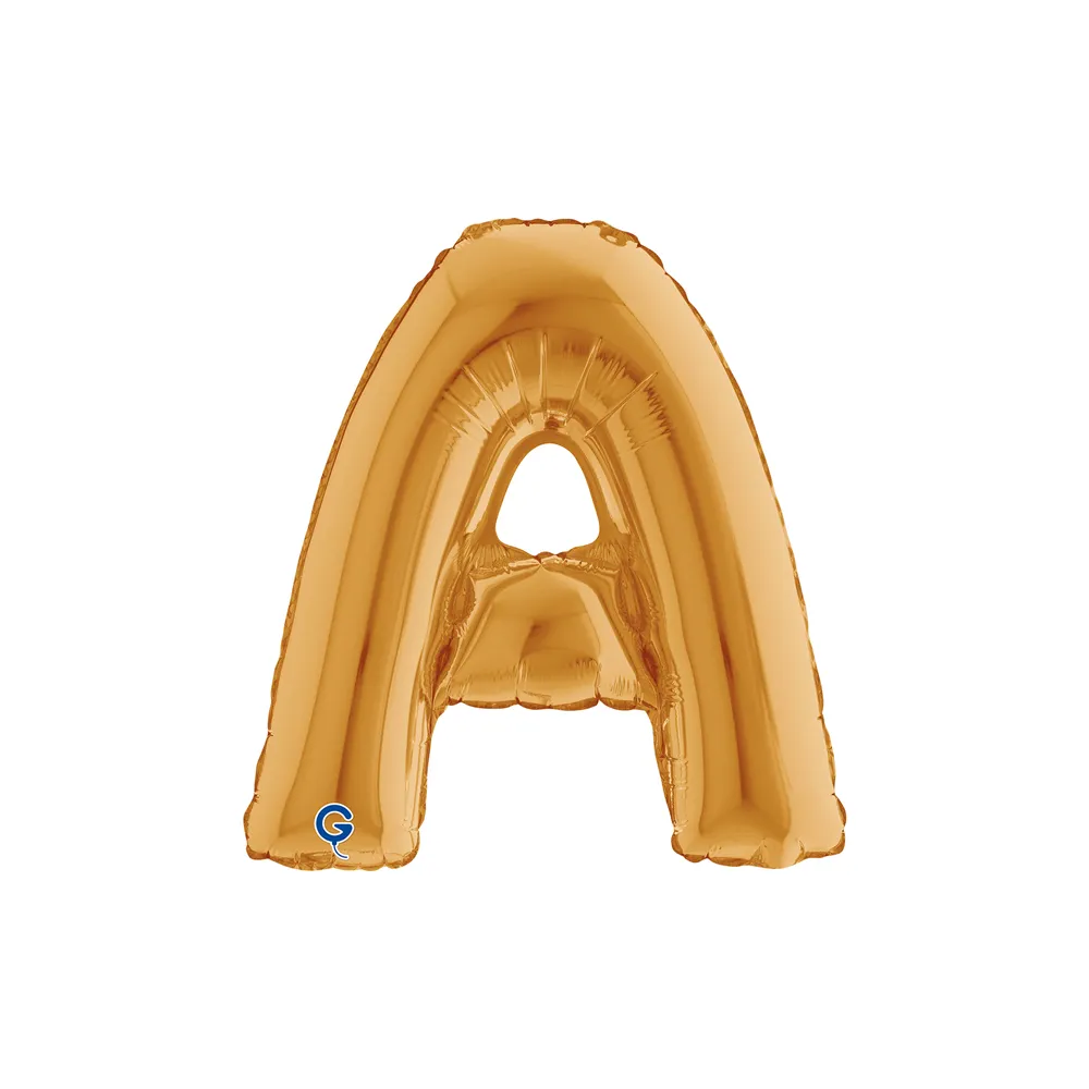 [14202G-P] Letter A - Gold - 14 inch - Grabo