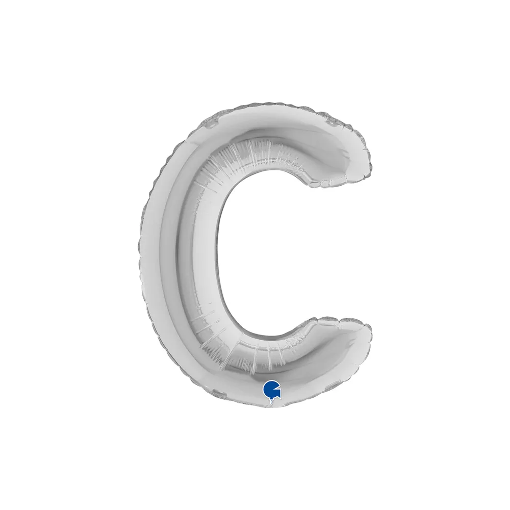 Letter C - Silver - 14 inch - Grabo