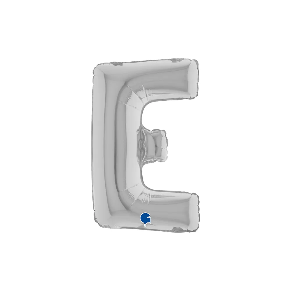 Letter E - Silver - 14 inch - Grabo