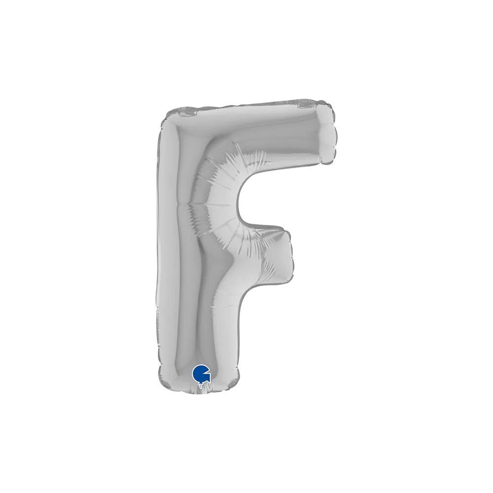 Letter F - Silver - 14 inch - Grabo