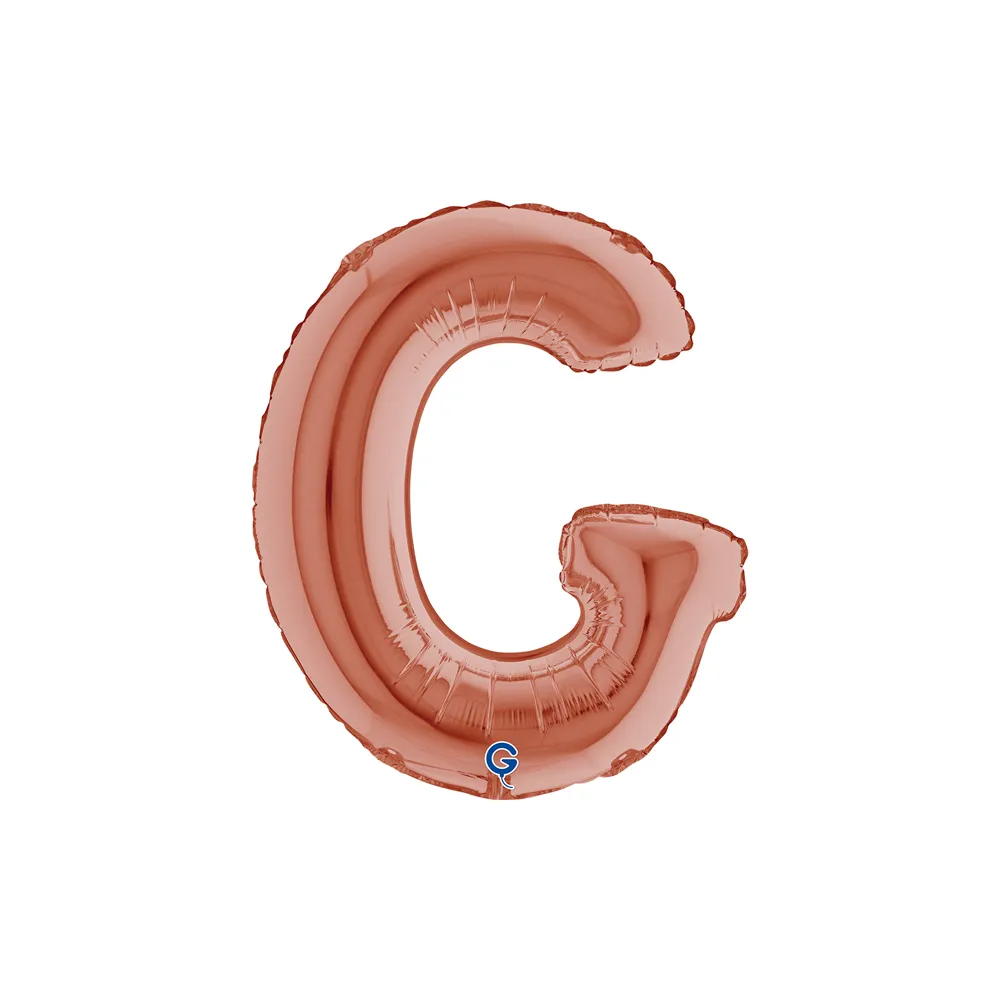 [142623RG-P] Letter G - Rose Gold - 14 inch - Grabo