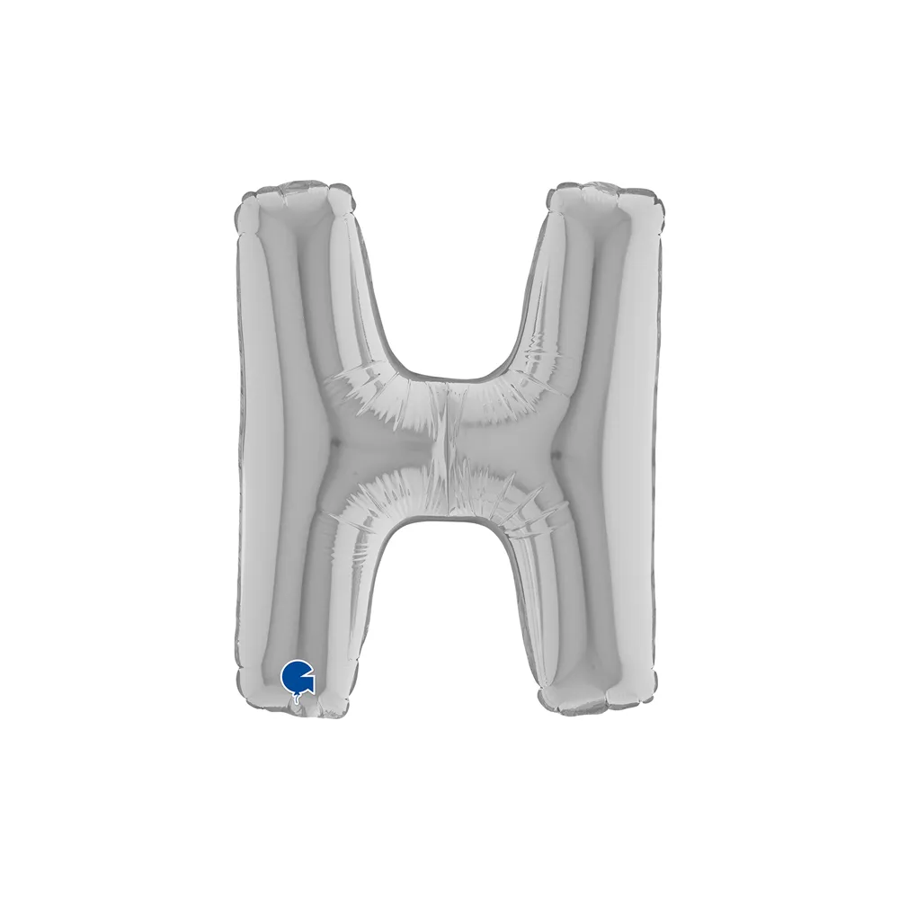 Letter H - Silver - 14 inch - Grabo