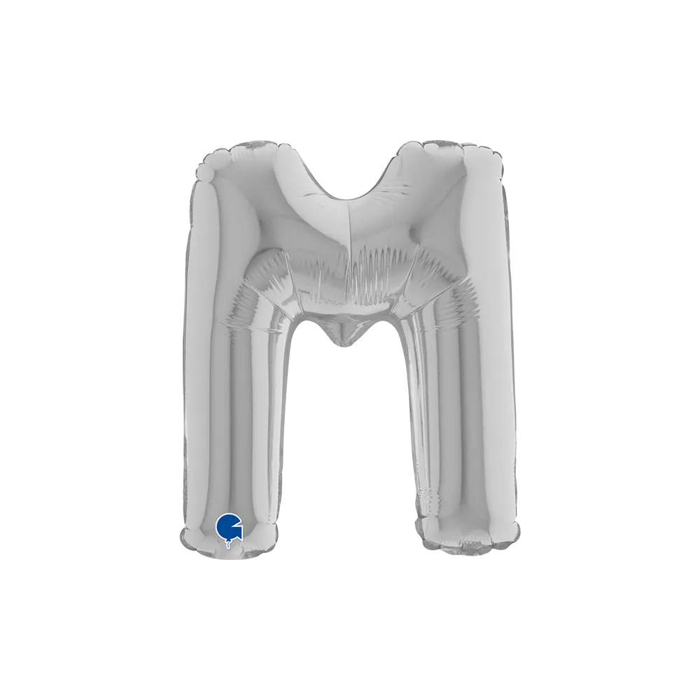 Letter M - Silver - 14 inch - Grabo