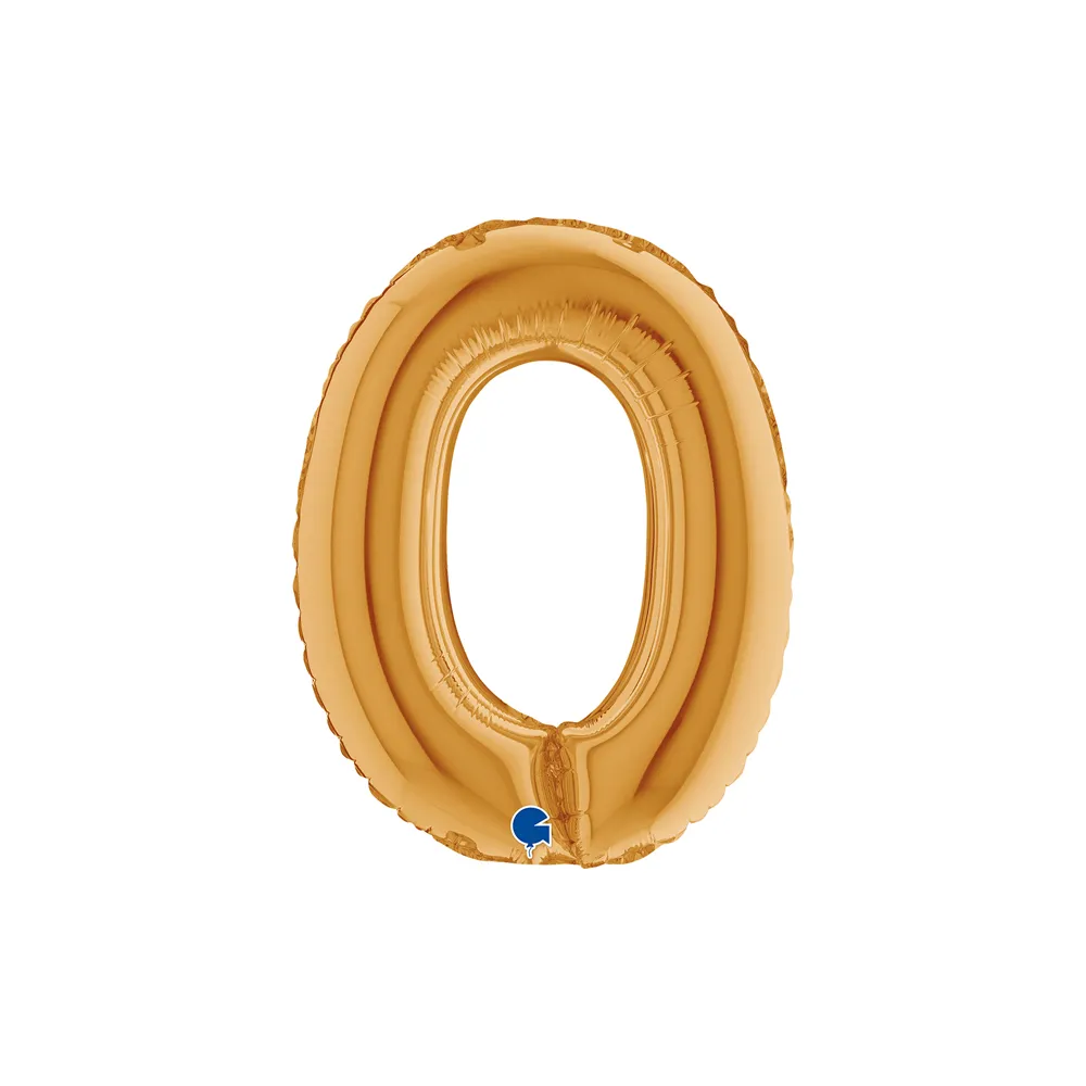 [14342G-P] Letter O - Gold - 14 inch - Grabo