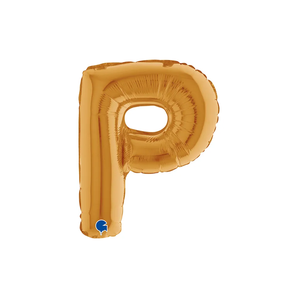 Letter P - Gold - 14 inch - Grabo