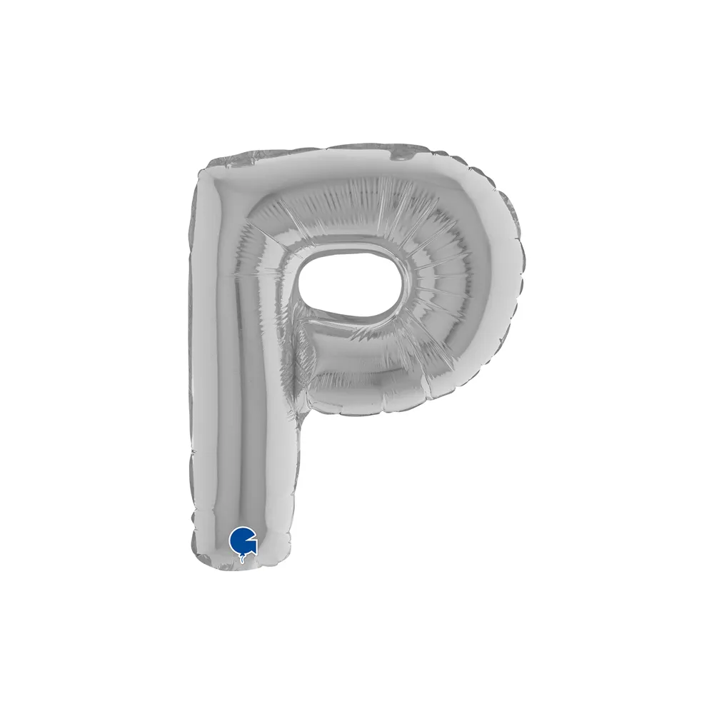 Letter P - Silver - 14 inch - Grabo