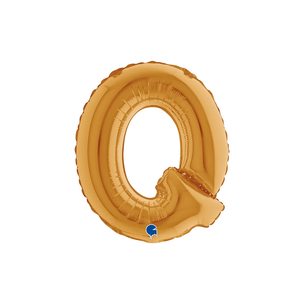 [14362G-P] Letter Q - Gold - 14 inch - Grabo