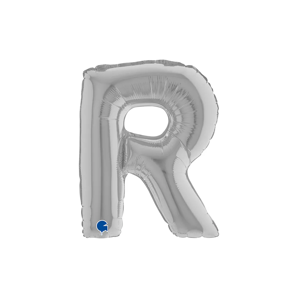 Letter R - Silver - 14 inch - Grabo