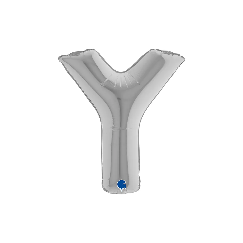 Letter Y - Silver - 14 inch - Grabo