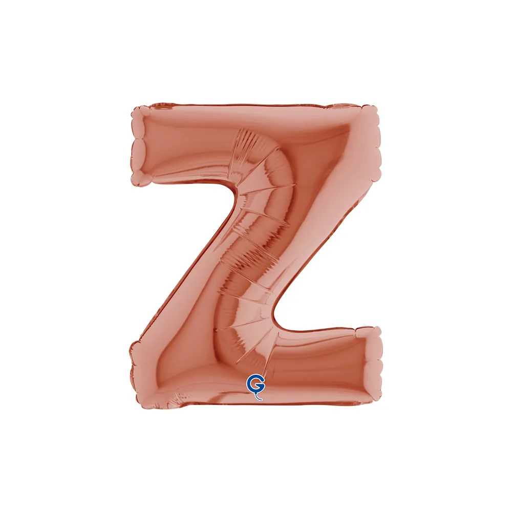 Letter Z - Rose Gold - 14 inch - Grabo