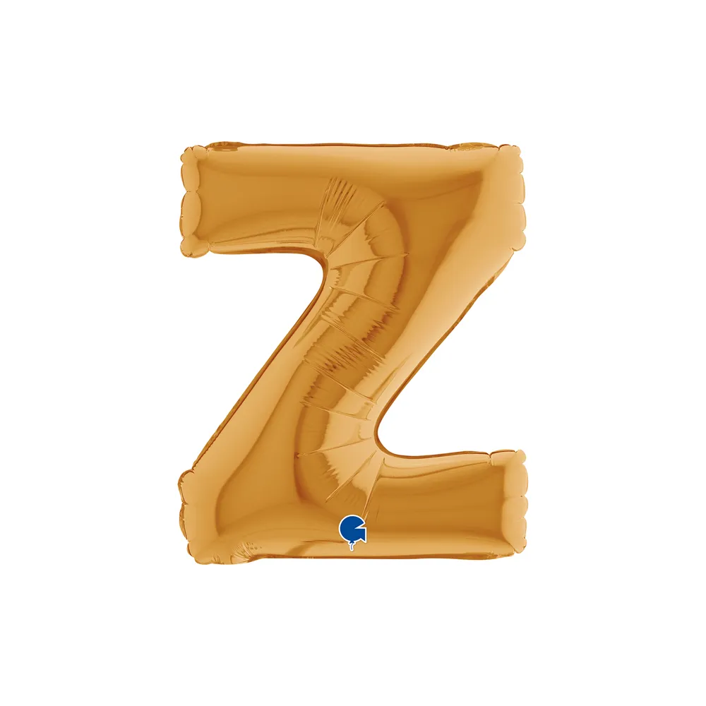 [14452G-P] Letter Z - Gold - 14 inch - Grabo