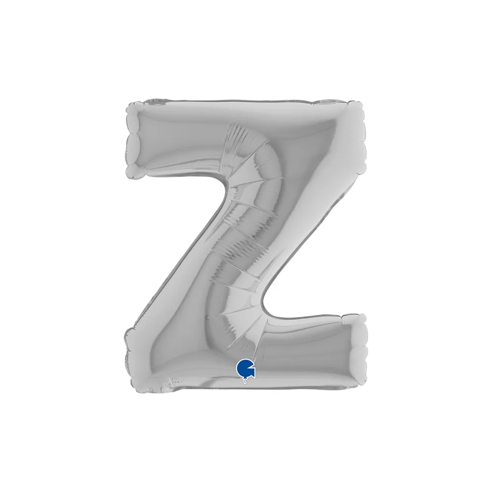 Letter Z - Silver - 14 inch - Grabo