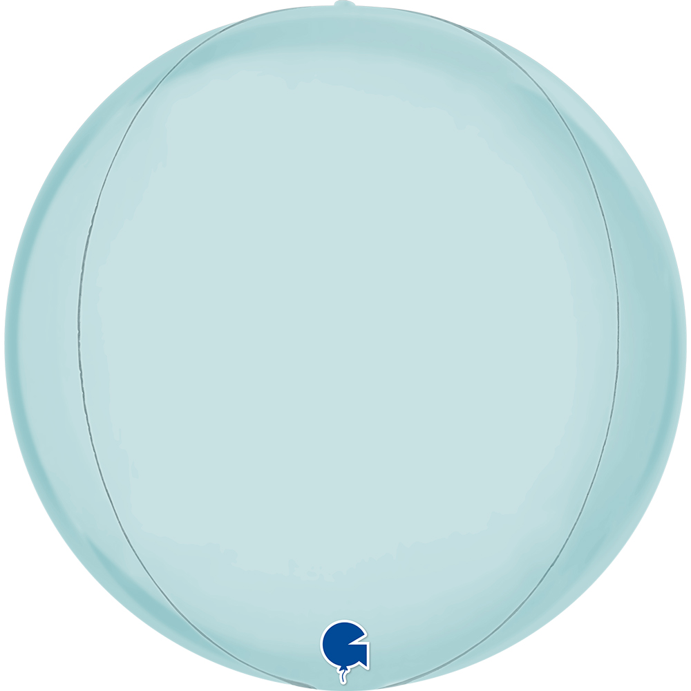 [1574100SPB-P] Satin Pastel Blue - Globe - 15 inch - Grabo