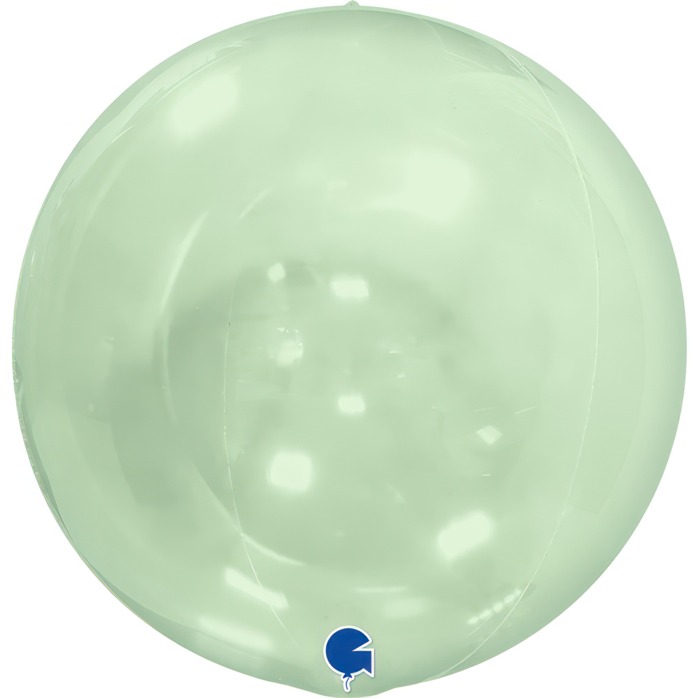 Transparant Green - Globe - 15 inch - Without Valve - Grabo