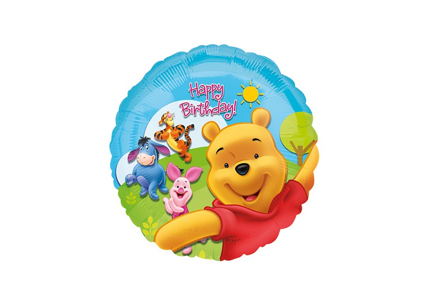 [15749] Winnie the Pooh and Friends Sunny Birthday - 17 inch - Anagram