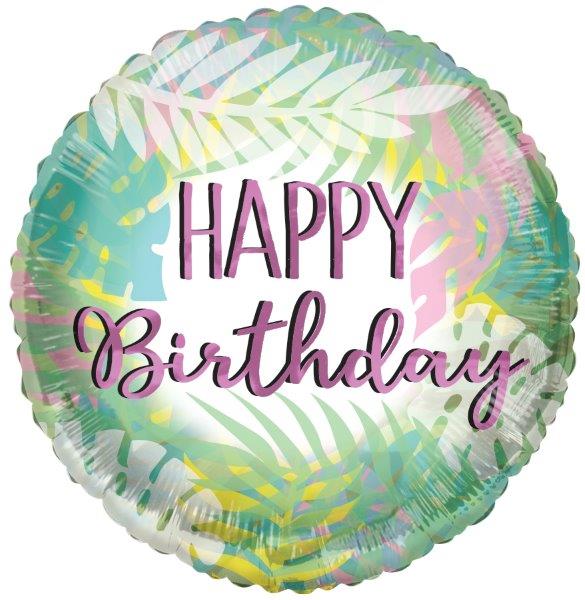 Happy Birthday - Leaves - 18 inch - ECO - Kaleidoscope