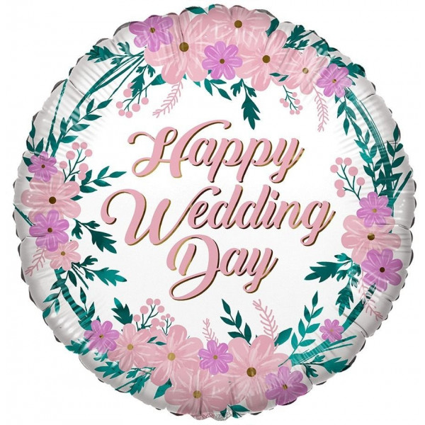 [16435] Happy Wedding Day - 18 inch - ECO - Kaleidoscope