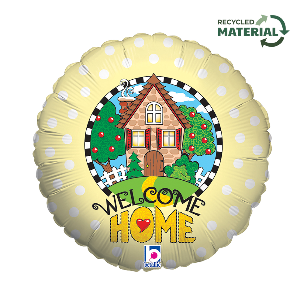 [16825-P] Welcome Home - House - 18 inch - Betallic