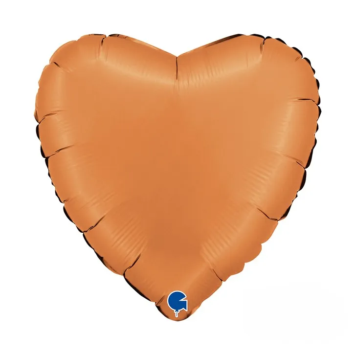 Heart Satin Caramel - 18 inch - Grabo