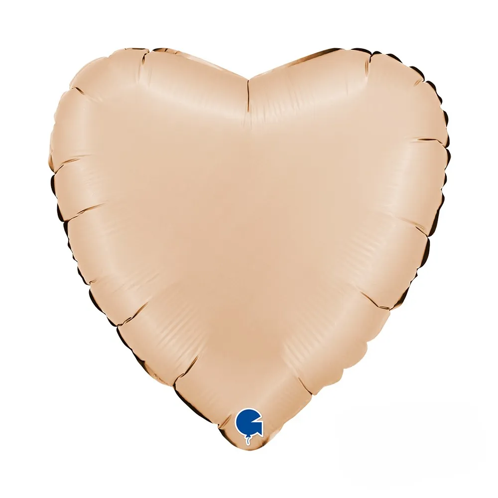 Heart Satin Nude - 18 inch - Grabo