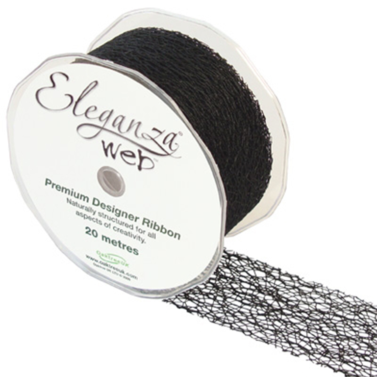 Web Ribbon - Black - 38mm x 20m | Sempertex Europe