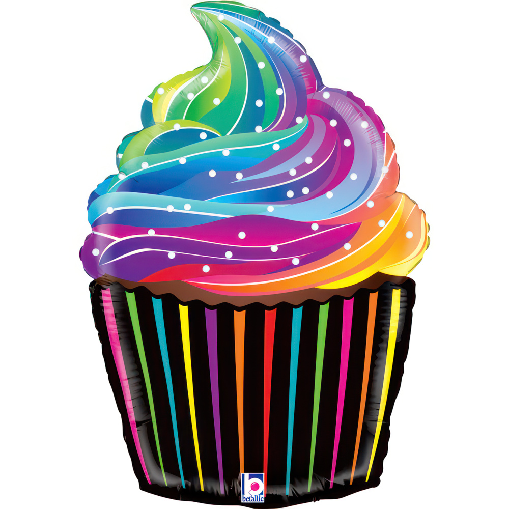 Rainbow Cupcake - 22 inch - Betallic